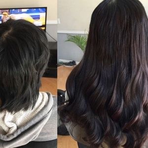 100 % Brazilian virgin clip-ins